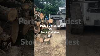 Ported v modest 2511 vs stock v modest 2511 [upl. by Nyrek]