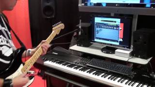 IK Multimedia presents AmpliTube Fender guitar software at Musikmesse 2009 [upl. by Zolnay353]