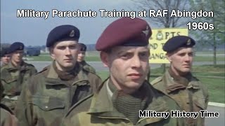 Military Parachute Training  1960 Colour [upl. by Law]