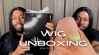 NEW WIG‼️  SHEISTHEBEAUTY WIG UNBOXING NEON GREEN FULL LACE WIG [upl. by Concepcion255]