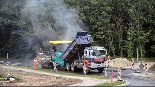 Strassenbau in Papenburg Teil 6  Road construction in Papenburg Germany Part 6 [upl. by Eceerehs]