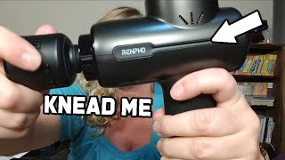 Review of RENPHO Thermacool Massage Gun Deep Tissue with Heat and Cold Head [upl. by Ytissac]