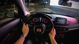 POV 2018 Fiat Tipo 16 Automatic Test Drive [upl. by Sheri231]