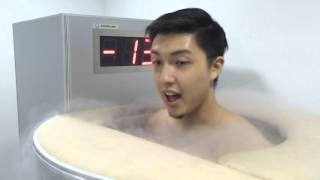 Wholebody cryotherapy rising in popularity in Singapore [upl. by Akirdnuhs]