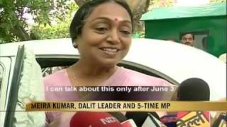 Meira Kumar nominated for the post of LS Speaker [upl. by Nadnerb]