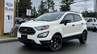 2021 Ford EcoSport SES  Moonroof Heated Seats AWD Review  Island Ford [upl. by Nosnor]