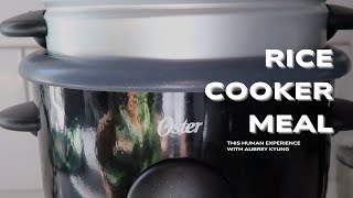 rice cooker meal  vlog [upl. by Trainer]