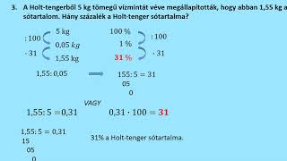2020 04 27 Százalékszámítás a százalékláb kiszámítása [upl. by Zetrom]
