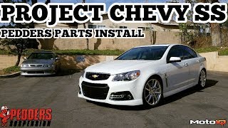 MOTOIQ CHEVY SS PEDDERS PARTS INSTALL [upl. by Elly]