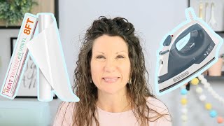 DONT RUIN YOUR PROJECT How To Iron On Cricut Vinyl With Regular Irons for Beginners [upl. by Onilatac]