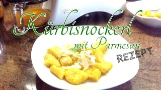 Kürbisnockerl mit Parmesan  Kürbis Gnocchi  Rezept Kürbis  Sana Juicer by Omega EUJ707 [upl. by Nadda]