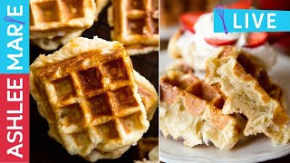 Homemade Liege Waffles  LIVE [upl. by Gwenn]