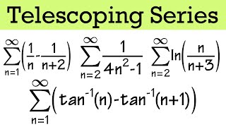 How to evaluate infinite telescoping series the fast way [upl. by Gnouhc]