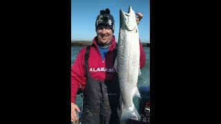 COHO FISHING  LAKE MICHIGAN  FAST AND FURIOUS [upl. by Anitnegra]