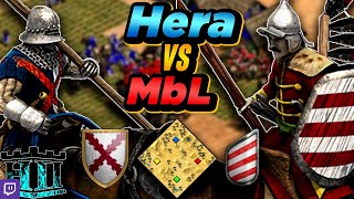 Burgundians vs Magyars  1v1 Arabia  vs MbL  AoE2 [upl. by Reni]