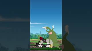 The obstacle course to see Oggy fail Shorts oggy  Cartoon for kids [upl. by Alysa9]