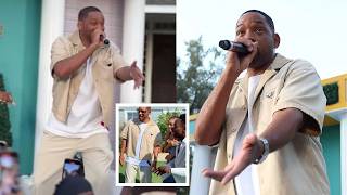 Will Smiths Surprise Summertime Performance at BelAir Season 3 Event [upl. by Banyaz]