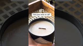 Save this post for the next time you have trouble with your wood wick candle [upl. by Hephzipa]