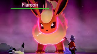 Flareon Encounter in Dynamax Adventure Crown Tundra [upl. by Olrak]