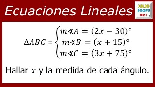 ECUACIONES LINEALES  Problema 2 [upl. by Eseneg]