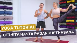 How to do Utthita Hasta Padangusthasana  Extended Hand to Big Toe Pose in Ashtanga Yoga [upl. by Manville]