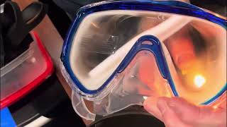 How to defog Burn amp toothpaste a new scuba mask [upl. by Raamaj]