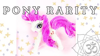 Tutorial my little pony Rarity DIY pipecleaners pipecleanercrafts mylittlepony raritypony [upl. by Htes836]