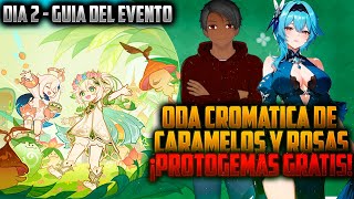 Oda Cromática de Caramelos y Rosas  DIA 2  Guía del Evento  GENSHIN IMPACT [upl. by Chabot724]