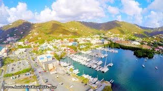 quotMARINER2quot DRONE Tour of Road Town Tortola in the British Virgin Islands CARIBBEAN [upl. by Ynaitirb]