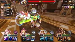 Kings Raid  Trial of Sky 9 Pansirone DPS ft TM gears low  artifact [upl. by Hairaza]