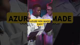 Azure Network Security Groups Explained In 60 Seconds shorts azure az900 [upl. by Fanchie]