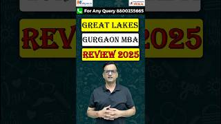 Great Lakes Gurgaon PGDM Review  Admission Process  Fees  Placements  Cutoff shortsvideo mba [upl. by Nasya623]