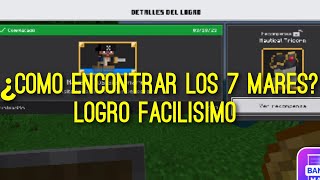 Navega Los Siete Mares  Logro Minecraft🏅  EXPLICACIÓN FÁCIL amp Sencilla  Solución Final [upl. by Edmea]