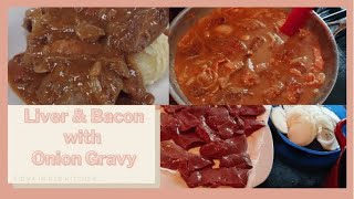 Lambs Liver with Bacon and Onion Gravy Hairy Bikers Recipe £150 worth to feed a FAMILY [upl. by Hathcock978]