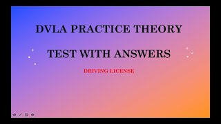 DVLA PRACTICE THEORY TEST WITH QUESTIONS amp ANSWERS dvla ghana africa roadsigns trafficsignals [upl. by Inahpit73]