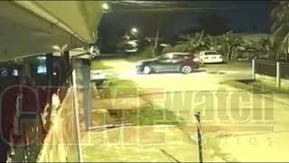 CCTV footage showed the moment the suspects SUV followed WPC Quianna vehicle in Caroni on Oct 22nd [upl. by Mailliwnhoj]