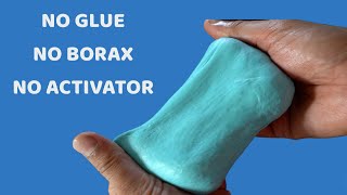 How to make slime without activator Slime without glue or borax [upl. by Armitage]