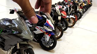 Diecast Model Motorcycles 112 Scale Various Brands Model Motorcycles [upl. by Honna49]