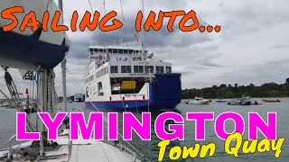 How to sail a boat to Lymington Town Quay [upl. by Mohr]