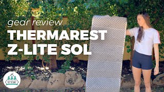 Thermarest ZLite SOL  Gear Review  Hiking Sleeping Mat [upl. by Sivle]