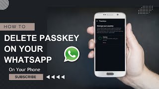 How to Remove Passkey on Whatsapp [upl. by Celtic]