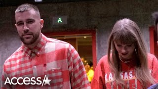 Taylor Swift amp Travis Kelce HOLD HANDS While Leaving Chiefs Game [upl. by Idell]