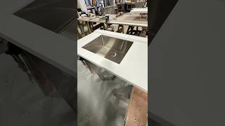 Machining a corian top for an undermount sink🧑🏻‍💻 [upl. by Robinetta]