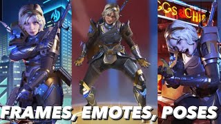 Frames Emotes and Poses with Wraith’s Void Vanguard Skin  Apex Legends 4K60Hz [upl. by Anetsirk]