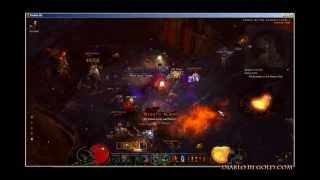 Diablo 3 Barbarian Hammer of the Ancients and Whirlwind Skill Build Demonstration [upl. by Patricia251]