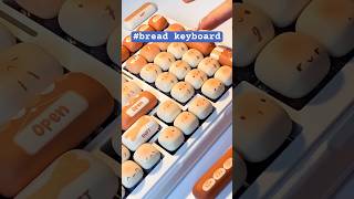 Satisfying ASMR Tapping on Cute Bread Keyboard [upl. by Gnivre]