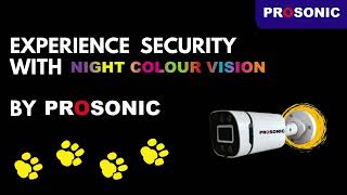 PROSONIC Night Colour Vision CCTV Camera [upl. by Julissa76]