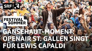 OASG Das ganze Sittertobel singt für Lewis Capaldi  Festivalsommer 2023  SRF 3 [upl. by Eniotna]