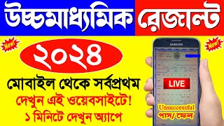 hs result 2024  wb hs result kivabe dekhbo 2024  uccha madhyamik result kivabe dekhbo 2024 live [upl. by Nepean463]