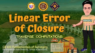 Linear Error of Closure  Traverse Computation  Fundamentals of Surveying [upl. by Eibbed]